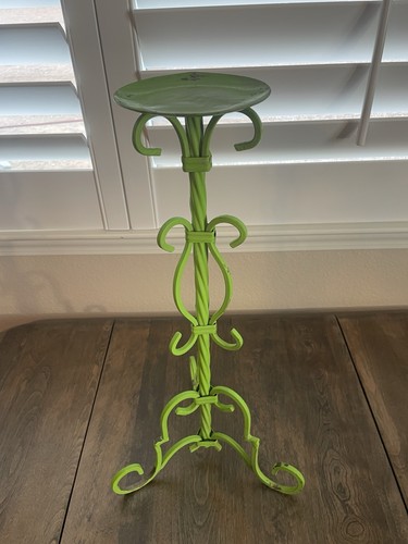 Vintage wrought iron candle - vintage,